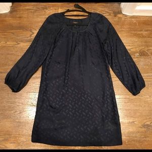 Brand New J Crew Navy Long Sleeve Dress
